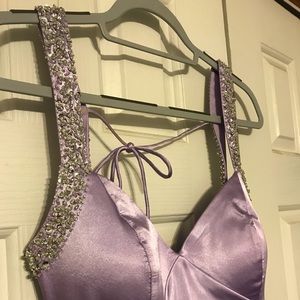 Cachè Lavender Prom Dress